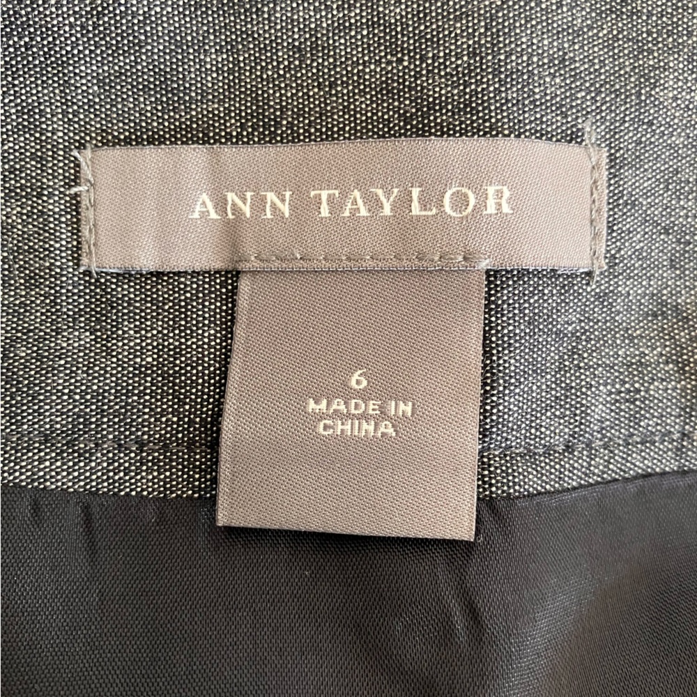 Ann Taylor chambray skirt - Picture 3 of 6
